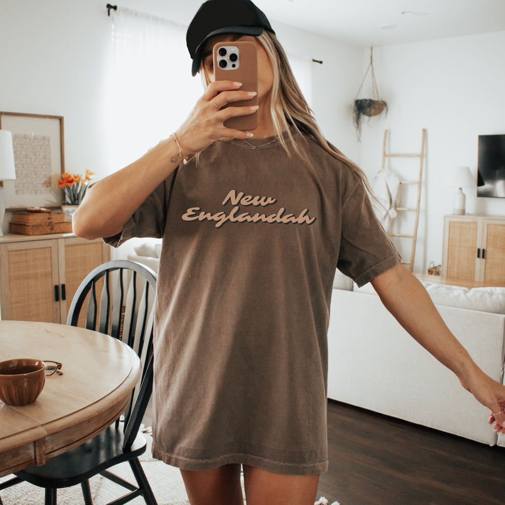 New Englandah Tee – Espresso (Preorder Ships 6/24)