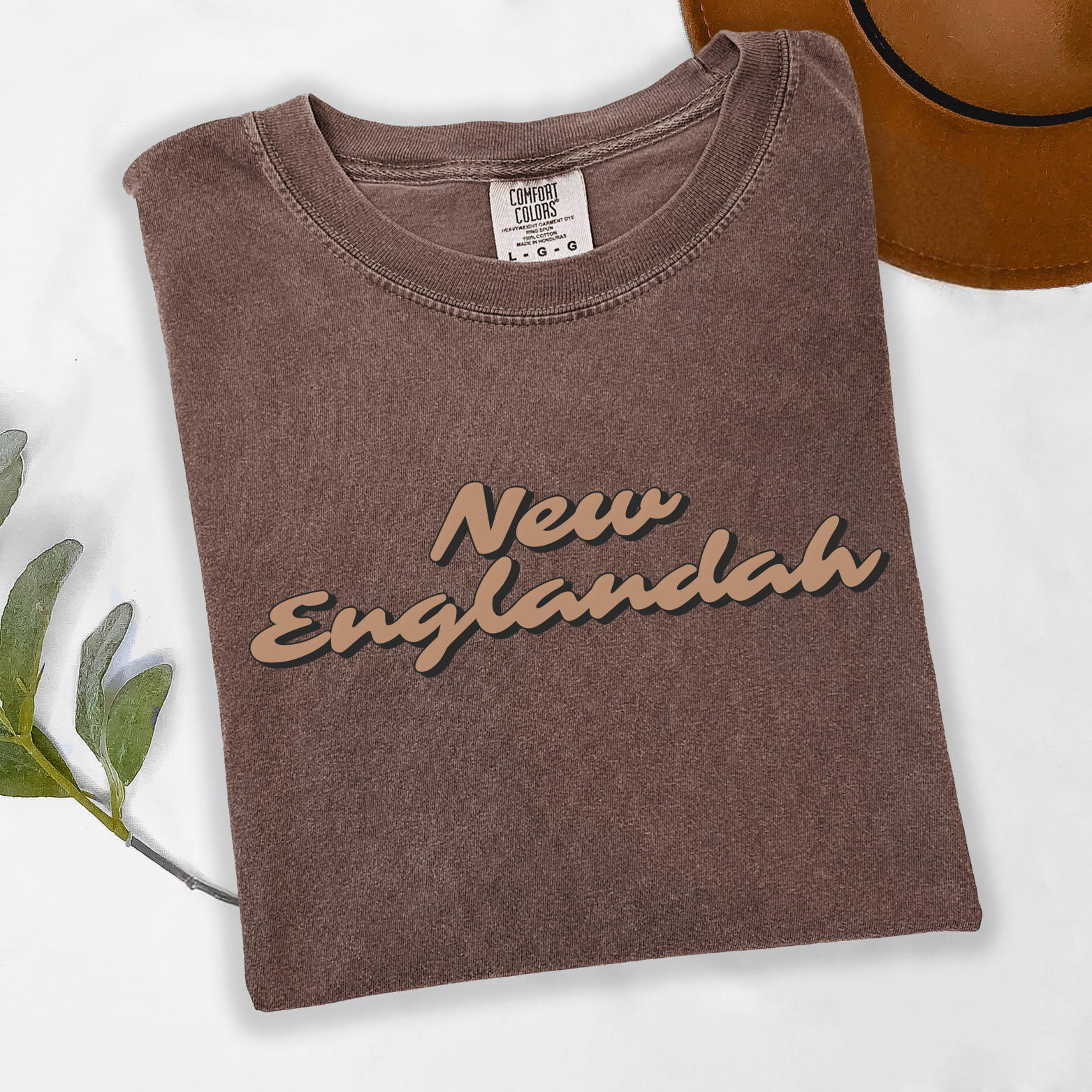 New Englandah Tee – Espresso (Preorder Ships 6/24)