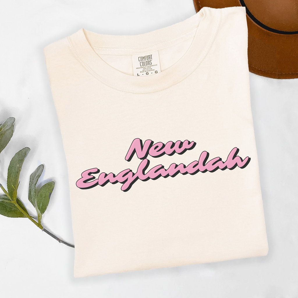 New Englandah Tee – Ivory (Preorder Ships 6/24)