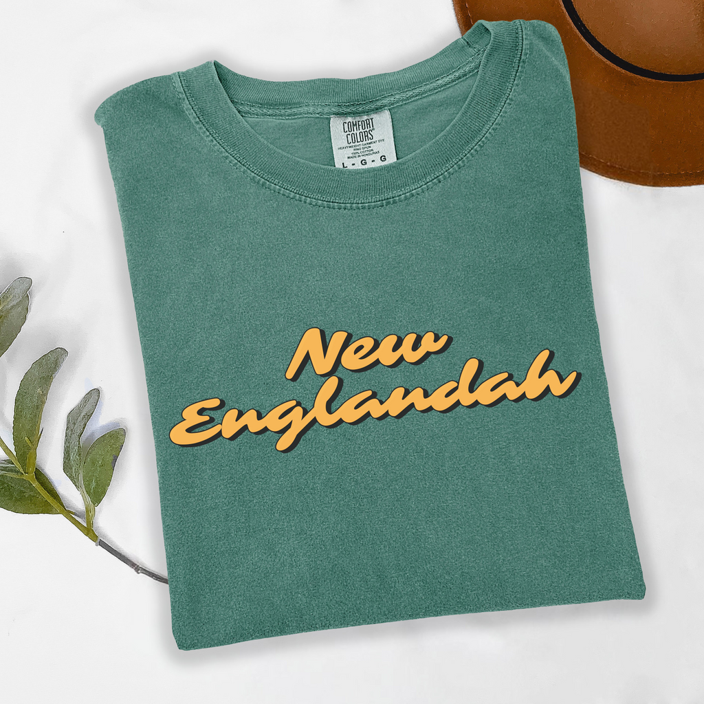 New Englandah Tee – Light Green (Preorder Ships 6/24)